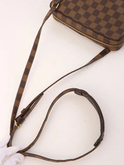 2002 Damier Marly Bandouliere Canvas Brown