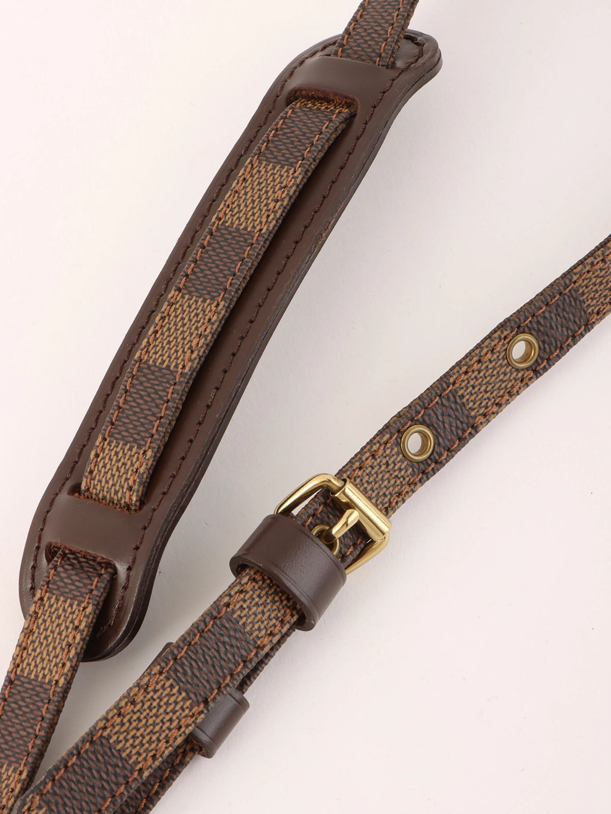 2002 Damier Marly Bandouliere Canvas Brown