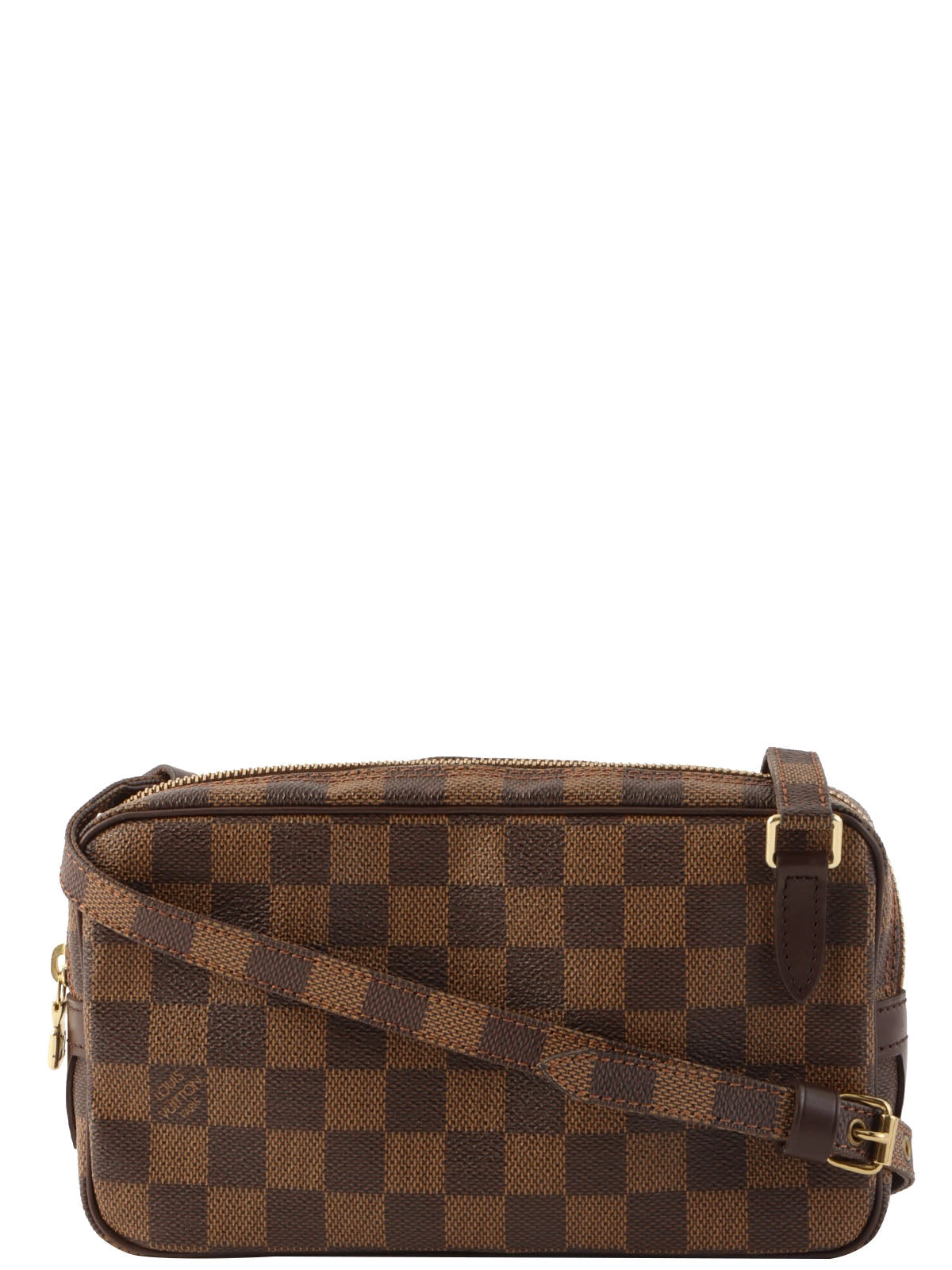 2002 Damier Marly Bandouliere Canvas Brown