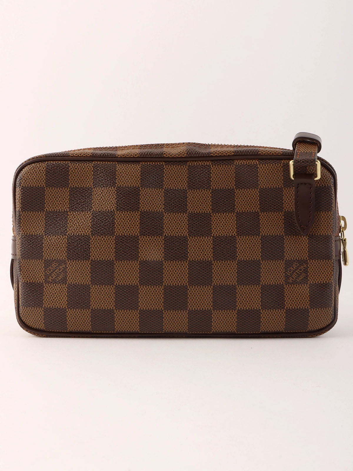 2002 Damier Marly Bandouliere Canvas Brown