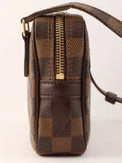 2002 Damier Marly Bandouliere Canvas Brown