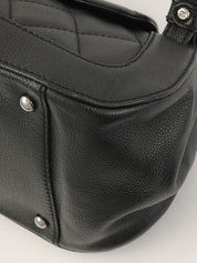 2005 Caviar Skin 2.55 Turnlock Plate Handbag in Black