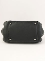 2005 Caviar Skin 2.55 Turnlock Plate Handbag in Black