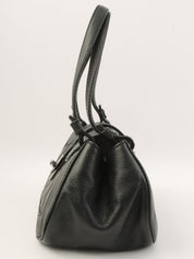 2005 Caviar Skin 2.55 Turnlock Plate Handbag in Black