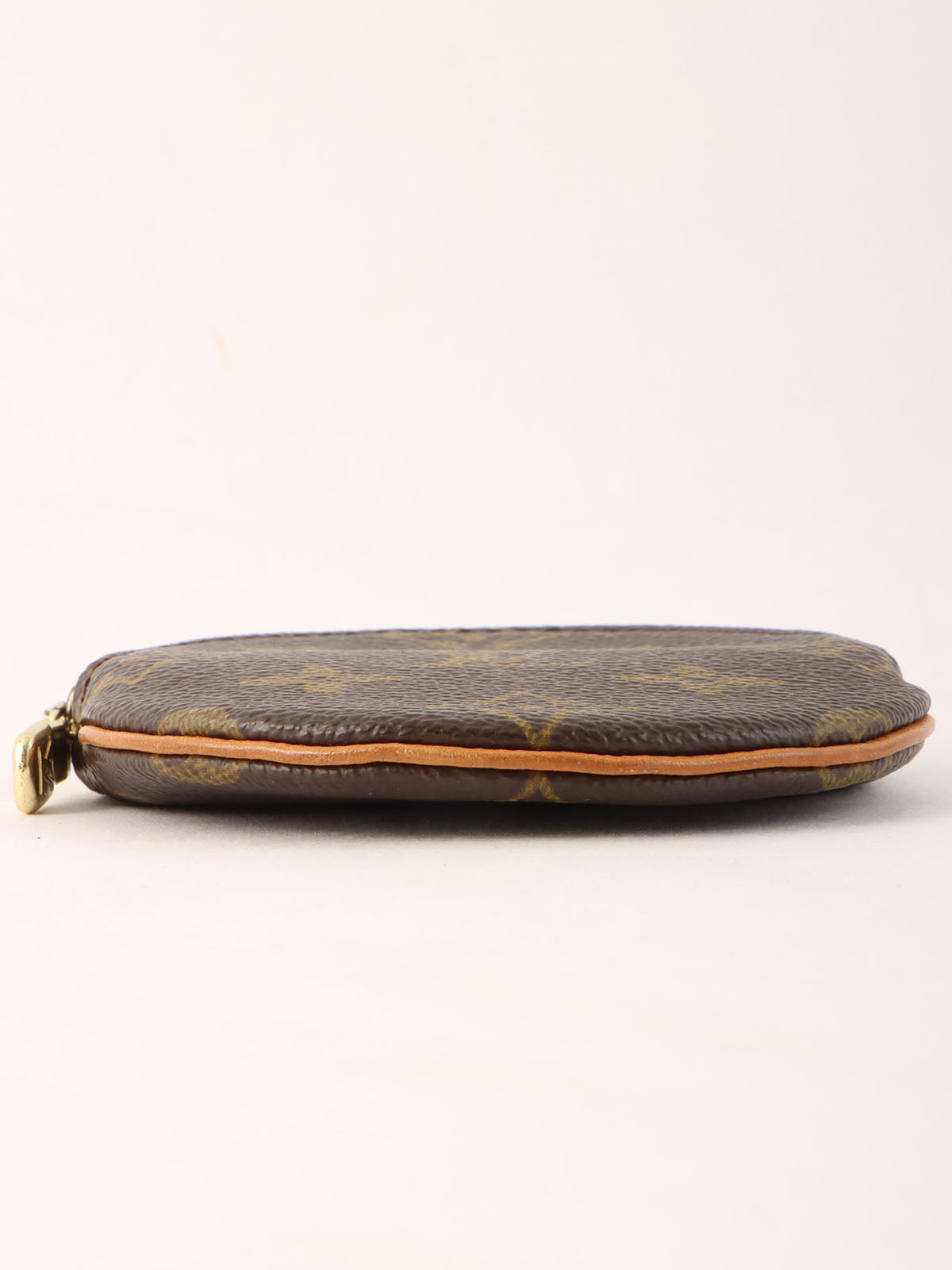 2004 年帆布花押字 Porte Monnaie 长棕色