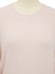 2009年製 カシミヤバックCCマークロゴニットトップス ベビーピンク/マルチ