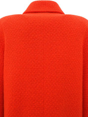 1995 Mohair CC Mark Button Jacket, Red