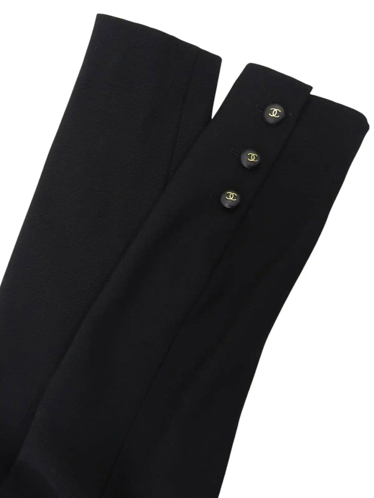 1995 Wool CC Mark Button Jacket Black