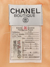 1993年製 CCマークボタンリボンタイノーカラーセットアップ オレンジ