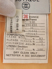 1993年製 CCマークボタンリボンタイノーカラーセットアップ オレンジ