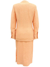 1993年製 CCマークボタンリボンタイノーカラーセットアップ オレンジ