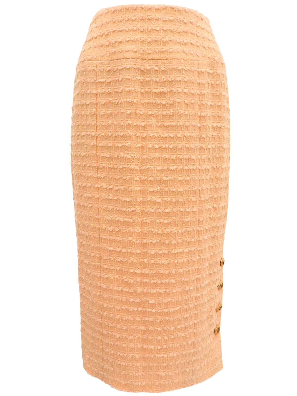 1993年製 CCマークボタンリボンタイノーカラーセットアップ オレンジ