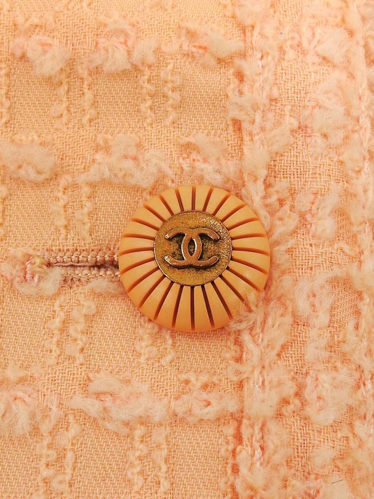 1993年製 CCマークボタンリボンタイノーカラーセットアップ オレンジ