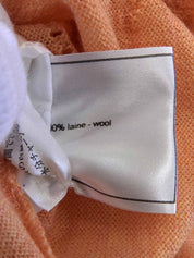 Wool CC Mark Multi-Motif Sleeveless Top in Orange