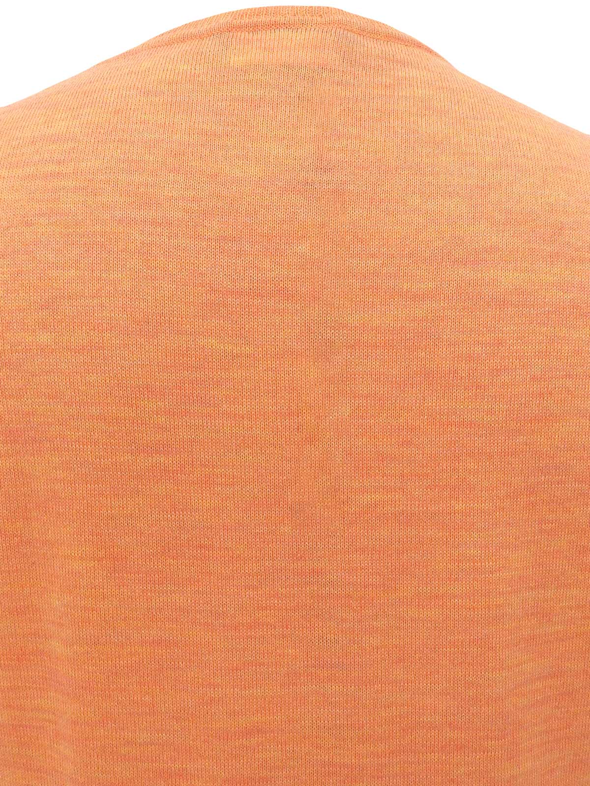Wool CC Mark Multi-Motif Sleeveless Top in Orange