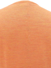 Wool CC Mark Multi-Motif Sleeveless Top in Orange