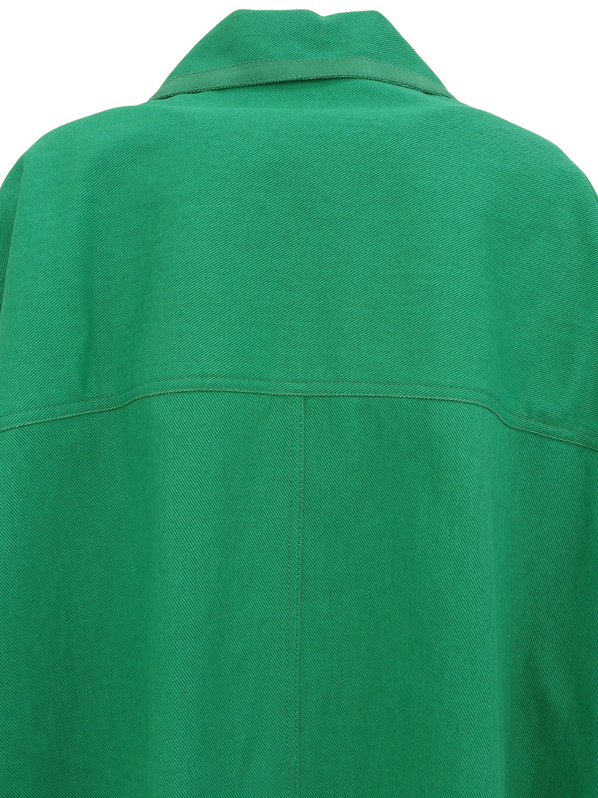 コットンCCマークボタンサファリジャケット　グリーン