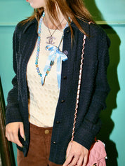 2001年製　シャツジャケット　ネイビー