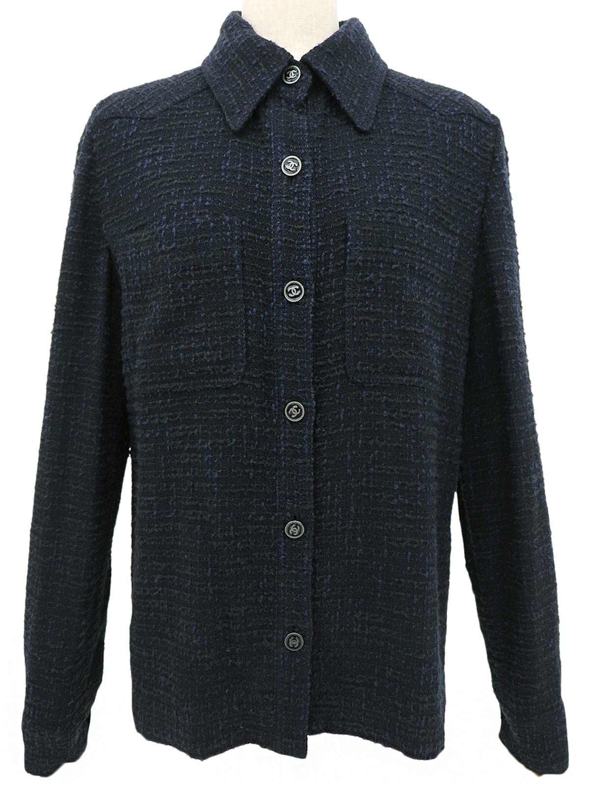 2001年製 シャツジャケット ネイビー