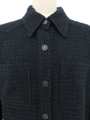 2001年製　シャツジャケット　ネイビー