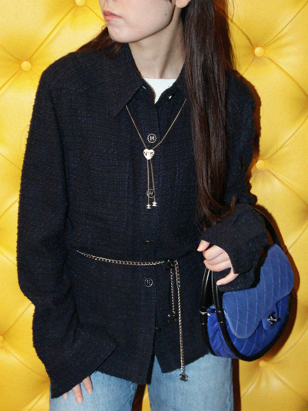 2001年製 シャツジャケット ネイビー