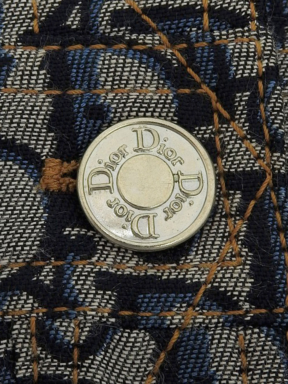 Trotter Pattern Design Jacket Gray/Blue