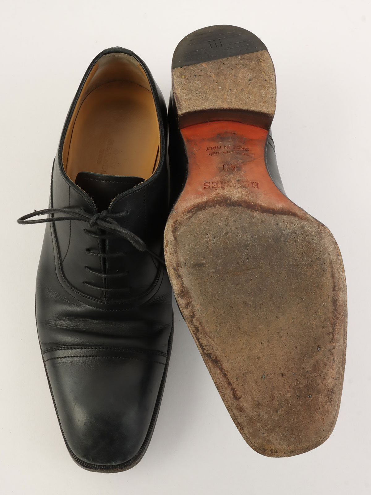 ストレートチップオックスフォードシューズ ブラック