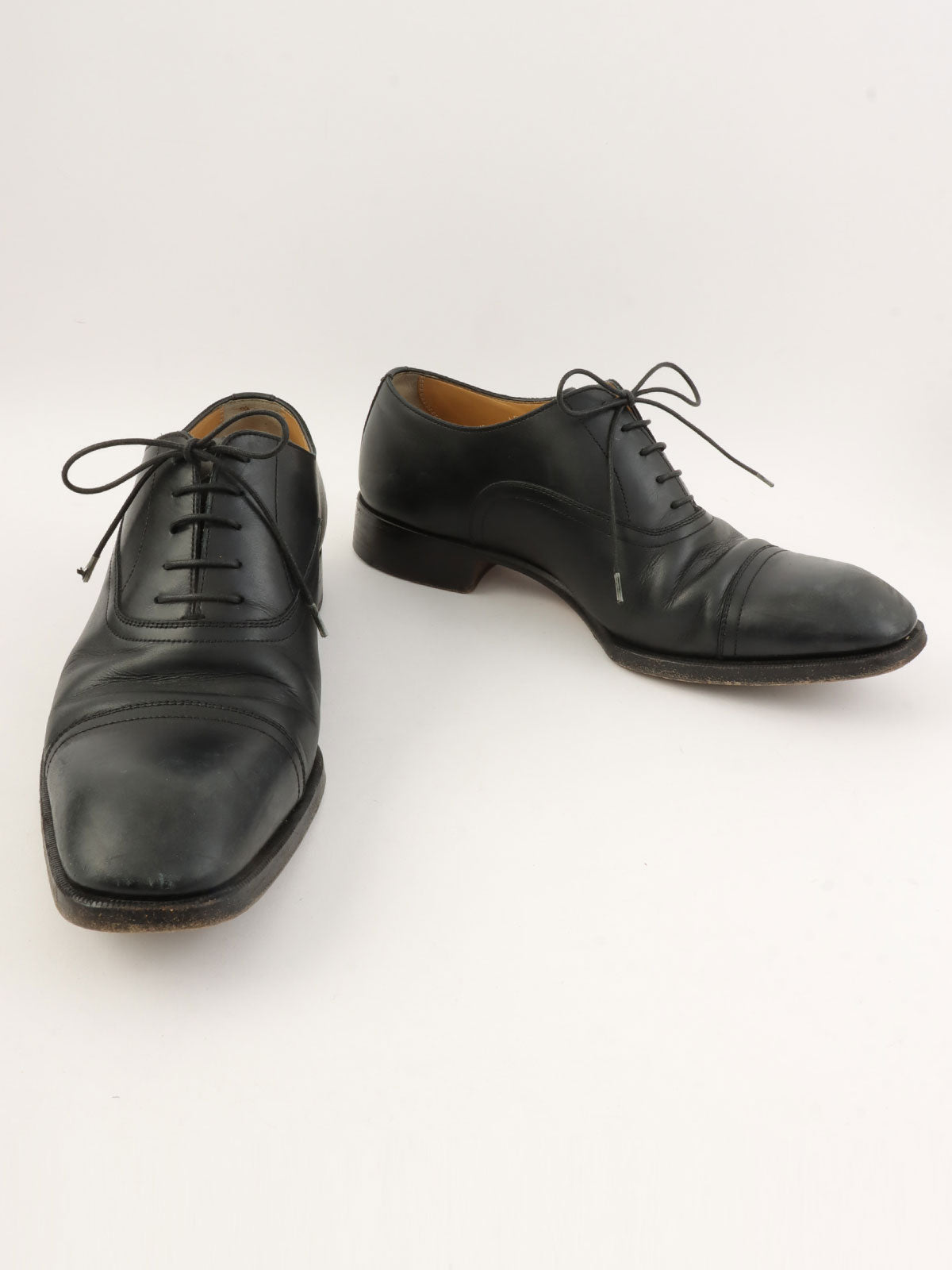 ストレートチップオックスフォードシューズ ブラック