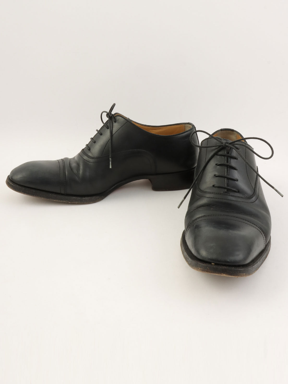 ストレートチップオックスフォードシューズ ブラック