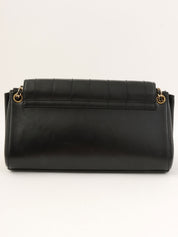 2001 Chocolate Bar 2.55cc Mark Chain Bag, Black