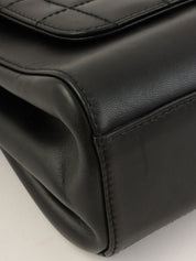 2001 Chocolate Bar 2.55cc Mark Chain Bag, Black