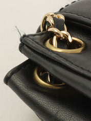 2001年頃製 チョコバー2.55CCマークチェーンバッグ ブラック