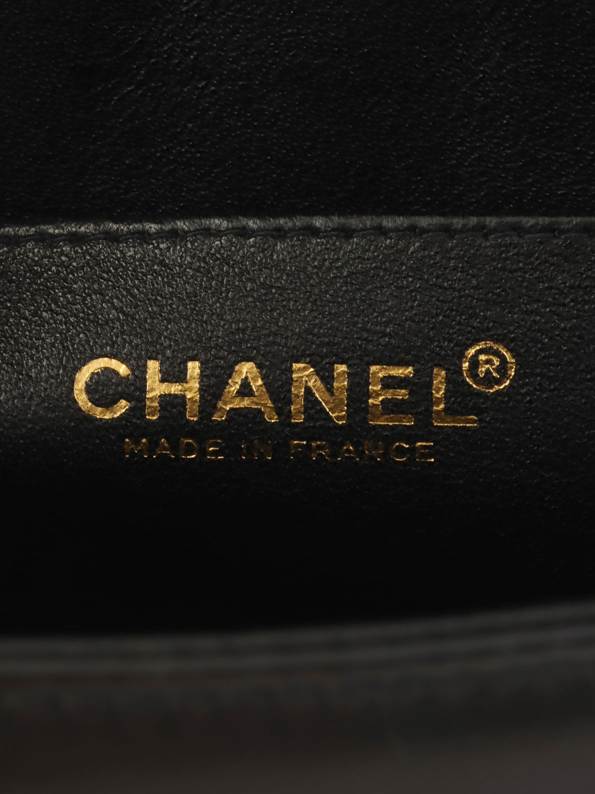 2001 Chocolate Bar 2.55cc Mark Chain Bag, Black