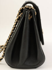 2001 Chocolate Bar 2.55cc Mark Chain Bag, Black