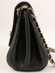 2001 Chocolate Bar 2.55cc Mark Chain Bag, Black