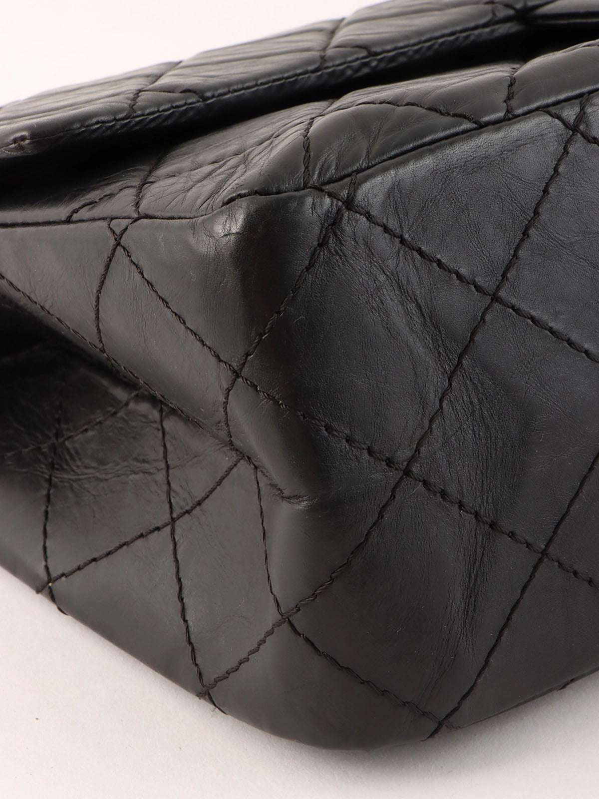 2008 2.55 Chain Shoulder Bag Black