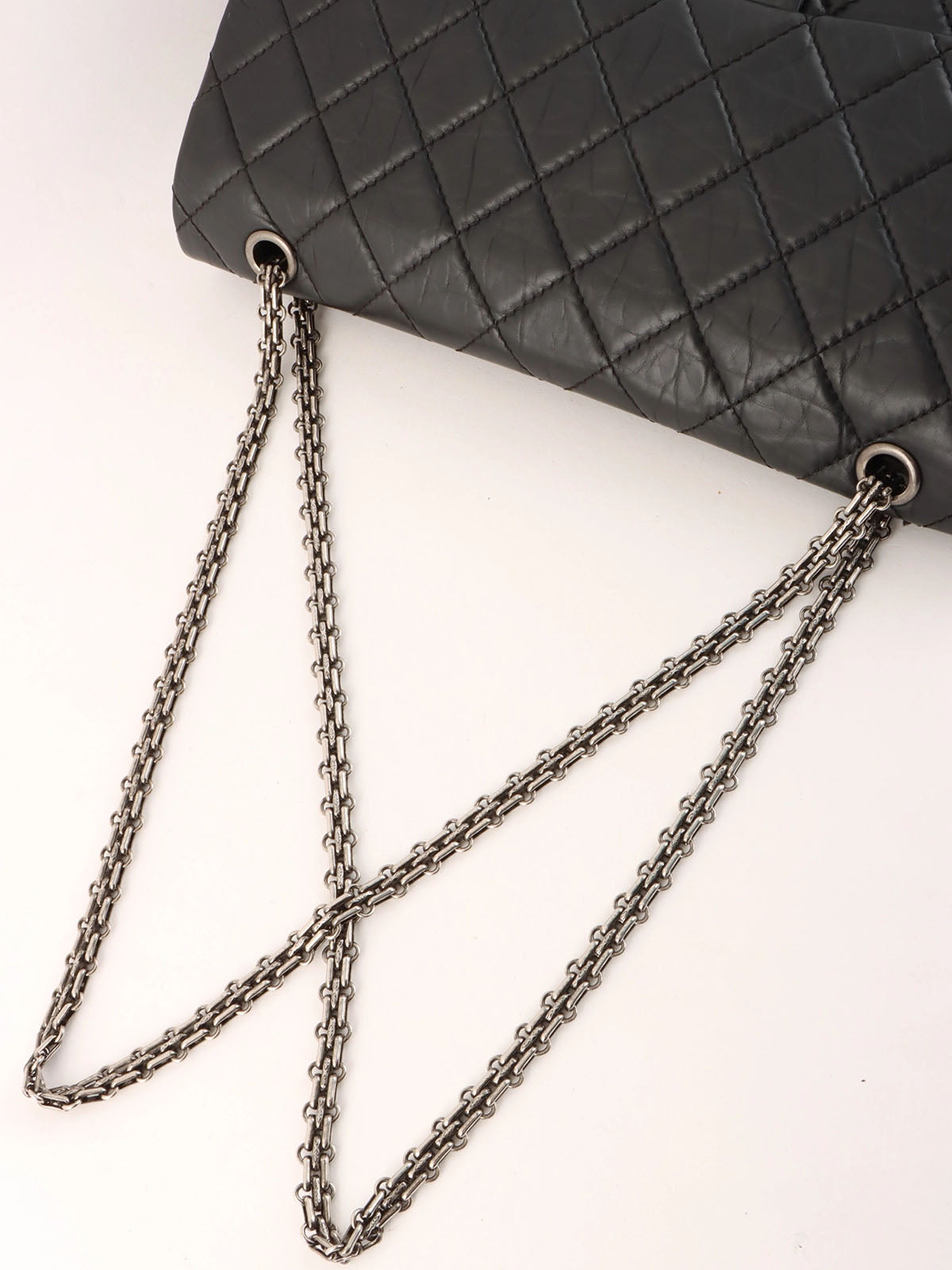 2008 2.55 链条单肩包 黑色