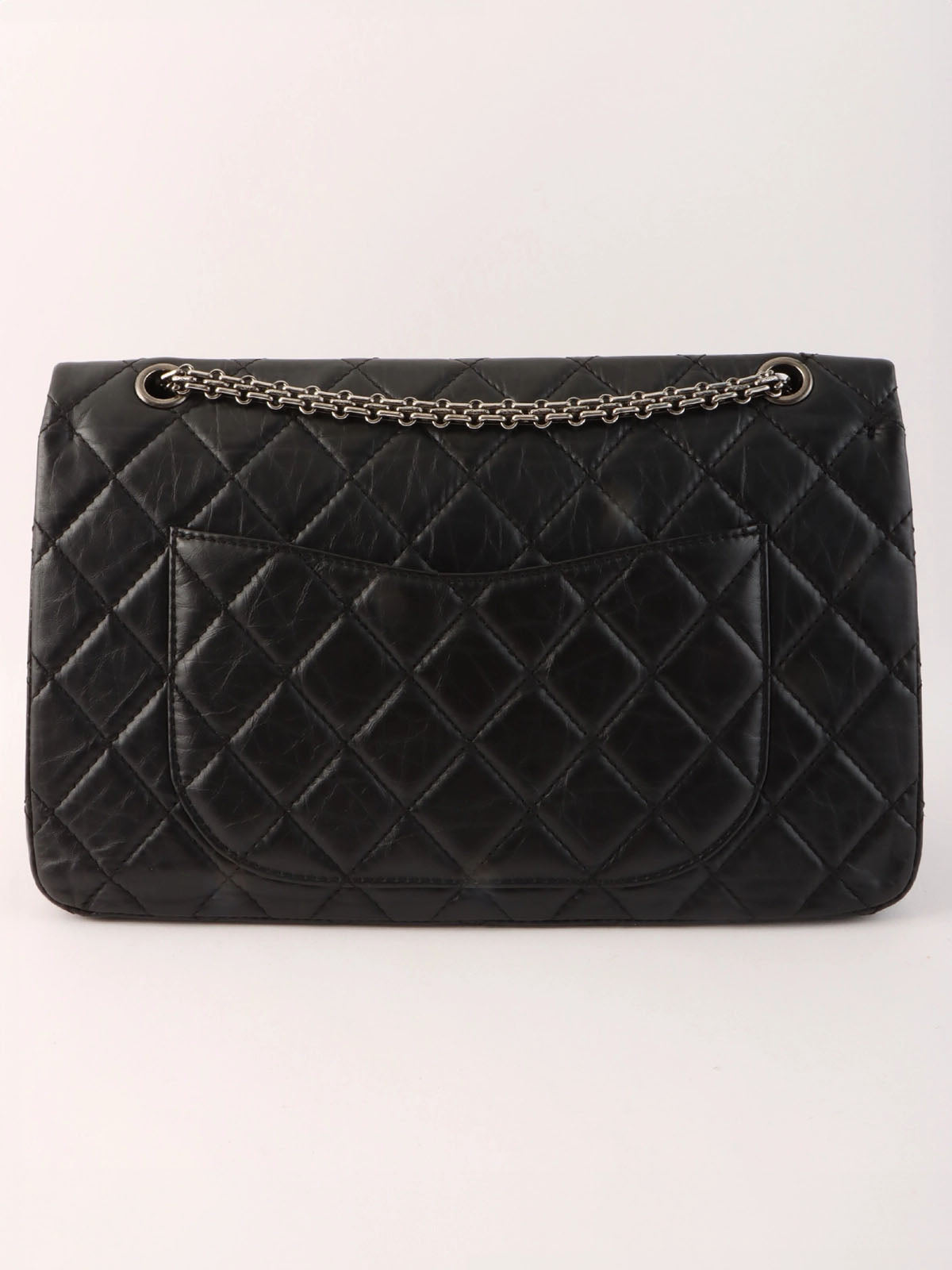 2008 2.55 Chain Shoulder Bag Black