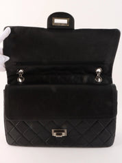 2008 2.55 Chain Shoulder Bag Black