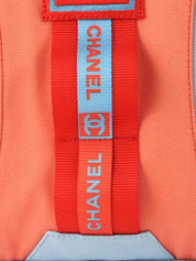 2001 Sports Line CC Mark Logo Shoulder Bag Light Blue/Red