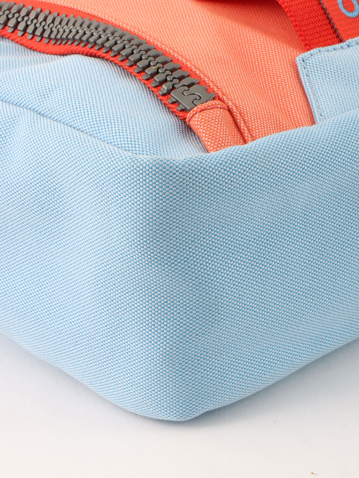2001 Sports Line CC Mark Logo Shoulder Bag Light Blue/Red