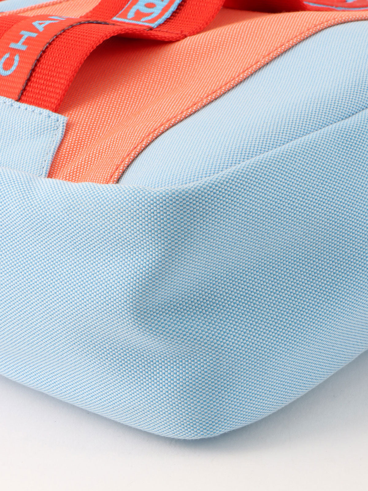 2001 Sports Line CC Mark Logo Shoulder Bag Light Blue/Red