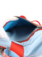 2001 Sports Line CC Mark Logo Shoulder Bag Light Blue/Red
