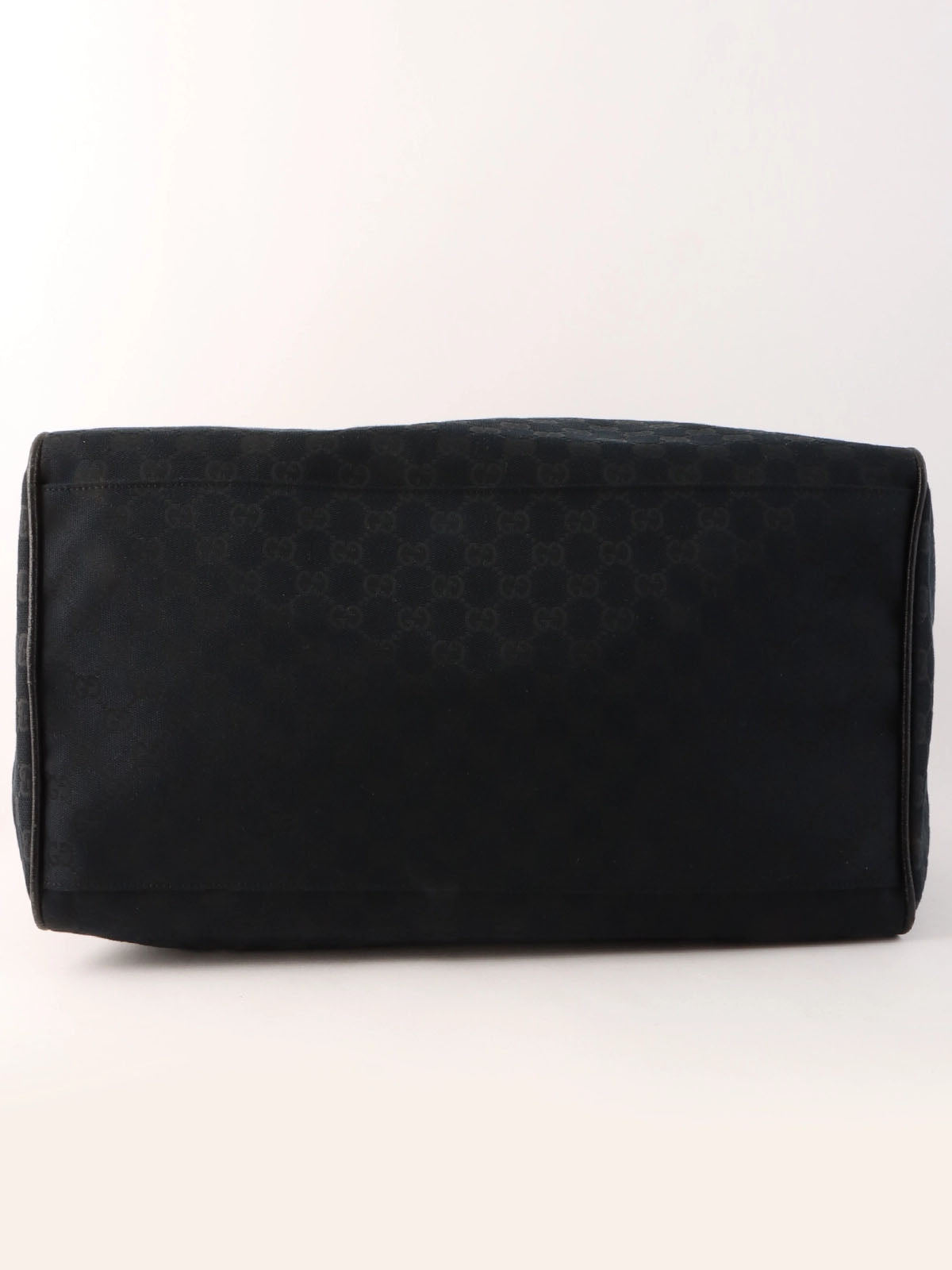 キャンバスGGパターンシェリーラインボストンバッグ ブラック/グリーン/レッド