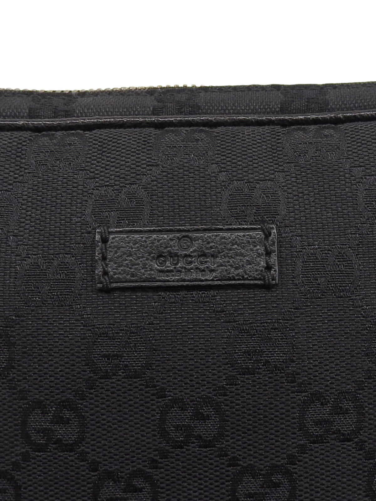 キャンバスGGパターンショルダーバッグ ブラック