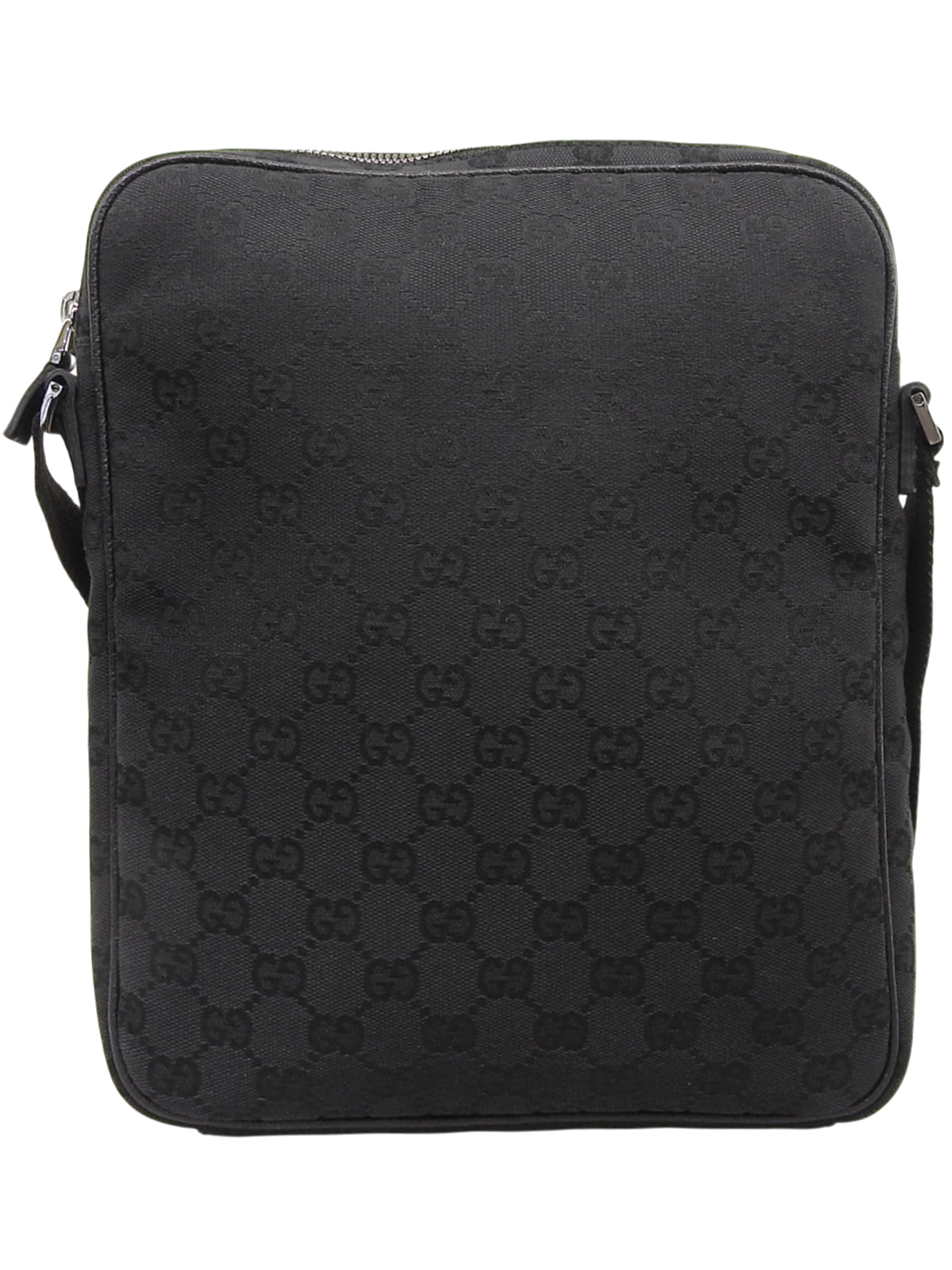 キャンバスGGパターンショルダーバッグ ブラック