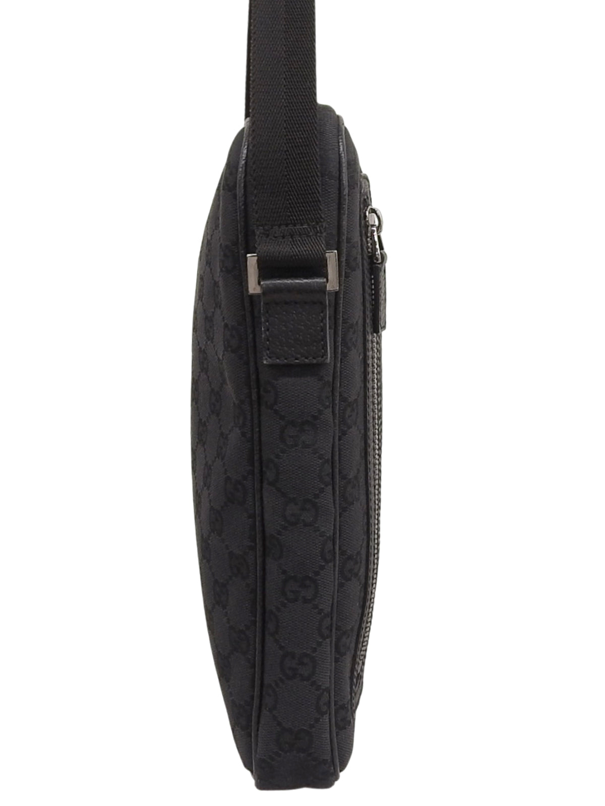 キャンバスGGパターンショルダーバッグ ブラック