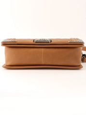 2014 Boy Chanel Chain Shoulder Bag Brown