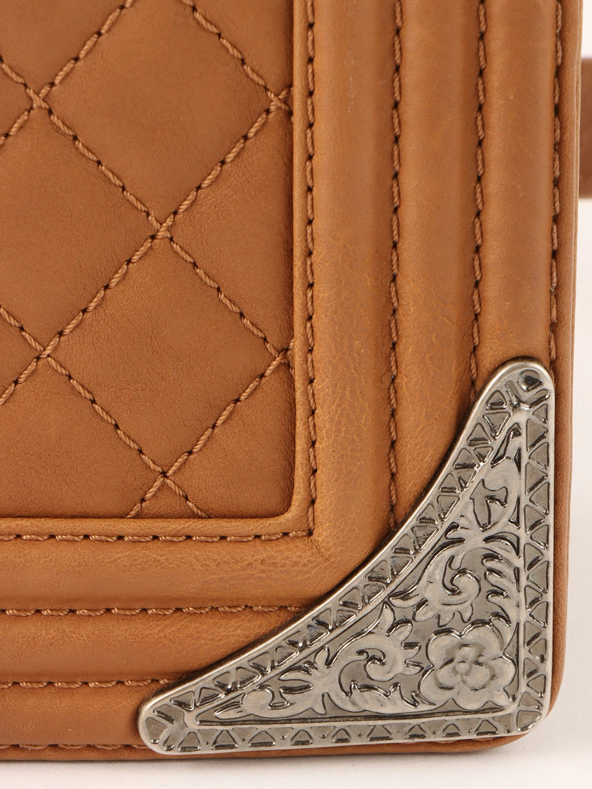 2014年頃製　ボーイシャネルチェーンショルダーバッグ　ブラウン