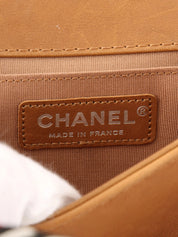 2014年頃製　ボーイシャネルチェーンショルダーバッグ　ブラウン